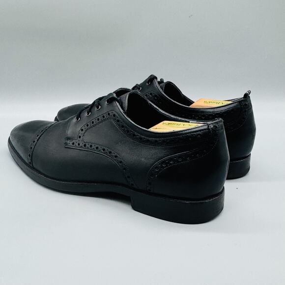 Cole Haan Shoes Mens 10 Black Leather Grand OS Cap Toe Oxford Dress Brogue main image 10